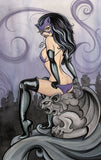 Black Market Art Company Cat Women Print