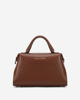 Cecilia (brown) - Italian calf leather women's handbag (with shoulder strap) - Leather Gloves Online - Flyclothing LLC
