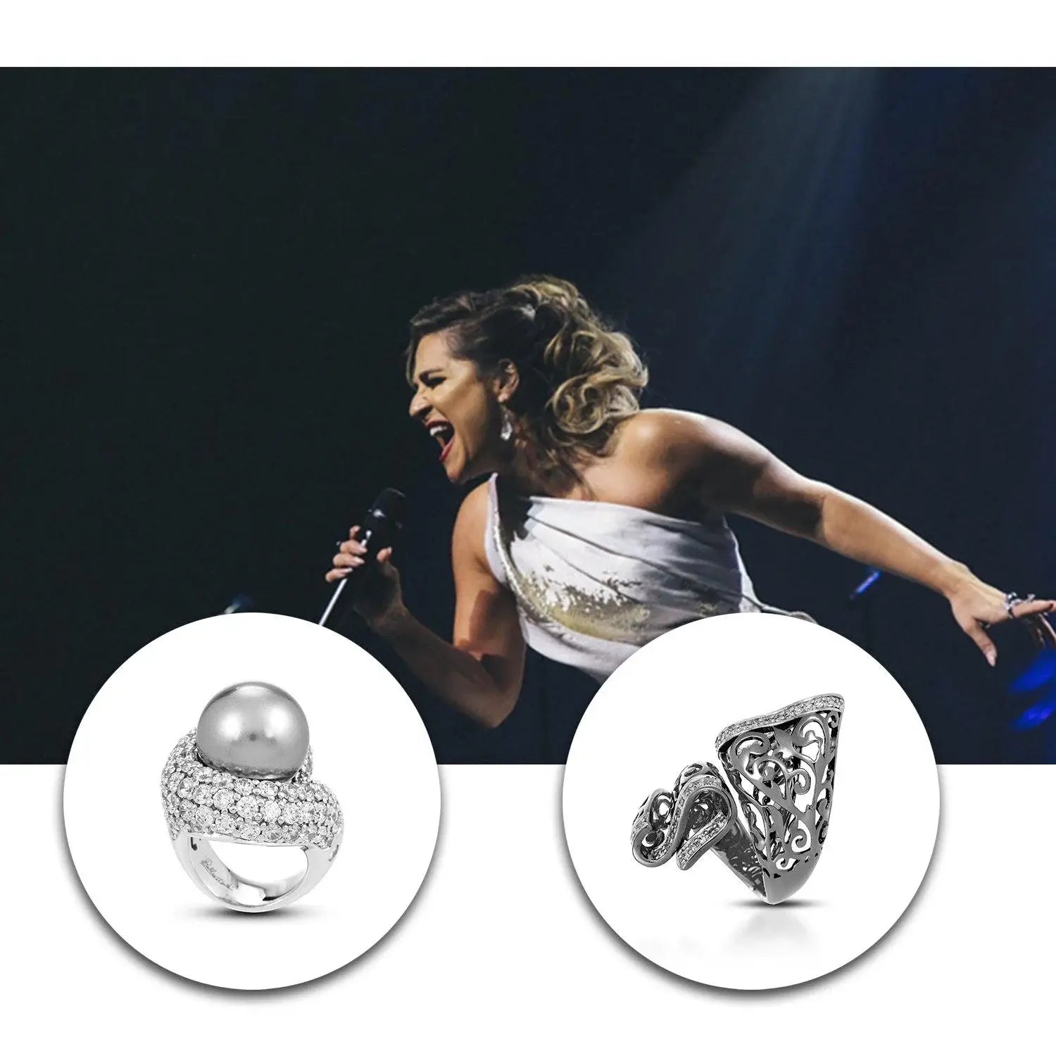 Antoinette Ring - Belle Étoile Jewelry - Flyclothing LLC