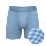The Chambray All Day | Blue Chambray Ball Hammock® Pouch Underwear With Fly - Shinesty - Flyclothing LLC