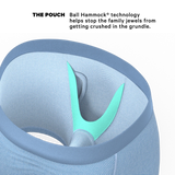 The Chambray All Day | Blue Chambray Ball Hammock® Pouch Underwear With Fly - Shinesty - Flyclothing LLC