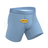 The Chambray All Day | Blue Chambray Ball Hammock® Pouch Underwear With Fly - Shinesty - Flyclothing LLC