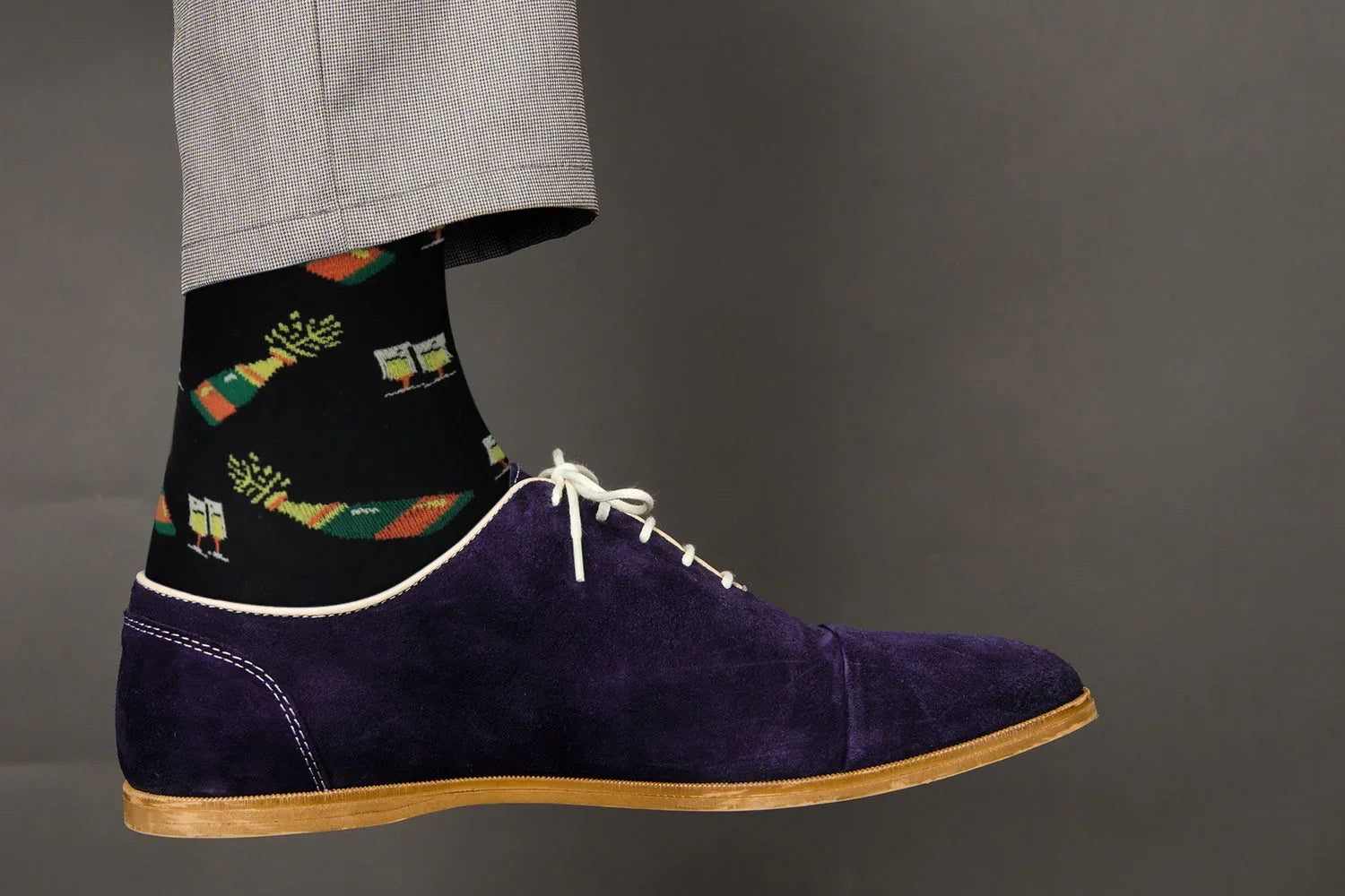 Champagne Socks - Comfy Cotton for Men & Women - Real Sic - Flyclothing LLC