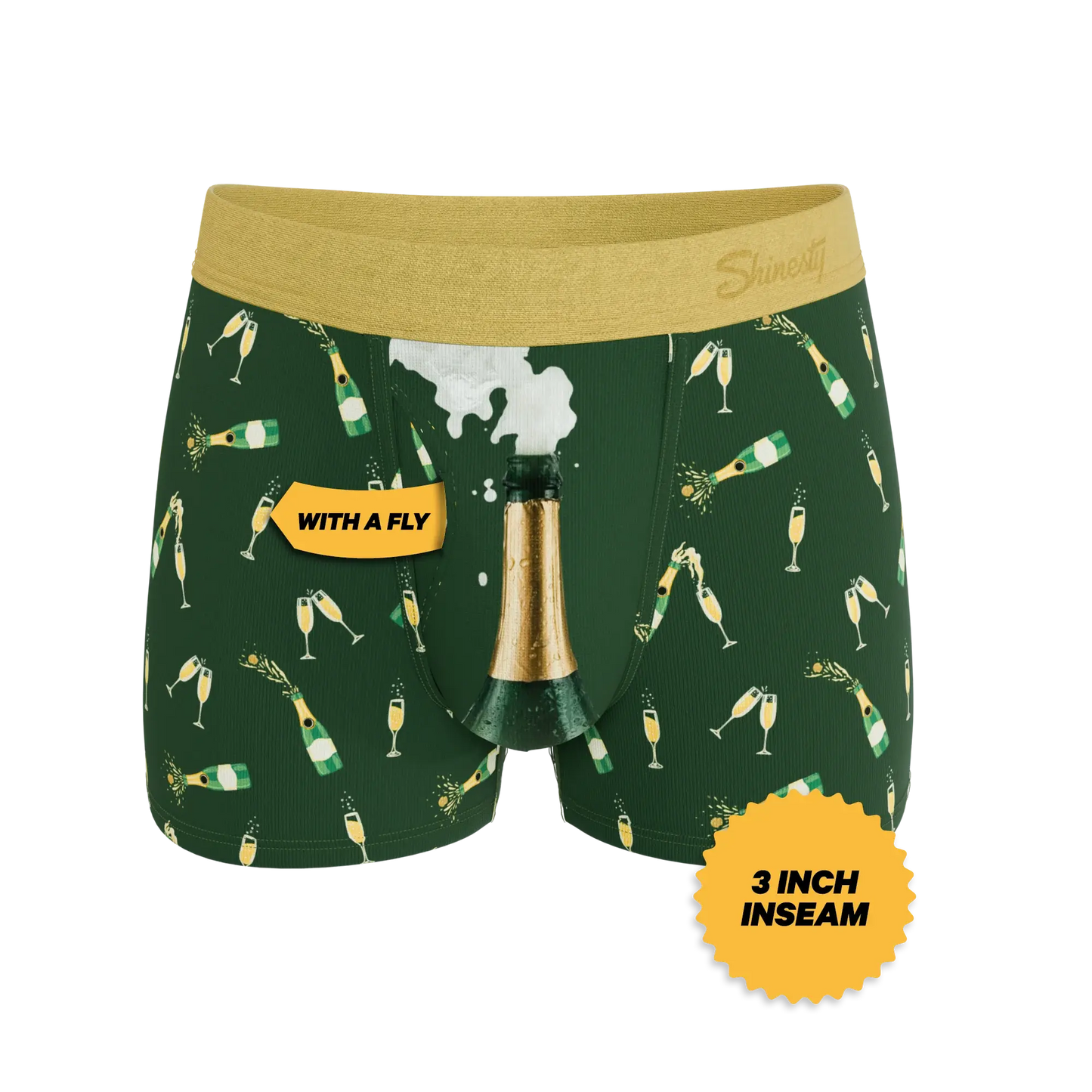 The Champagne Showers | New Years Ball Hammock® Pouch Trunks Underwear - Shinesty - Flyclothing LLC