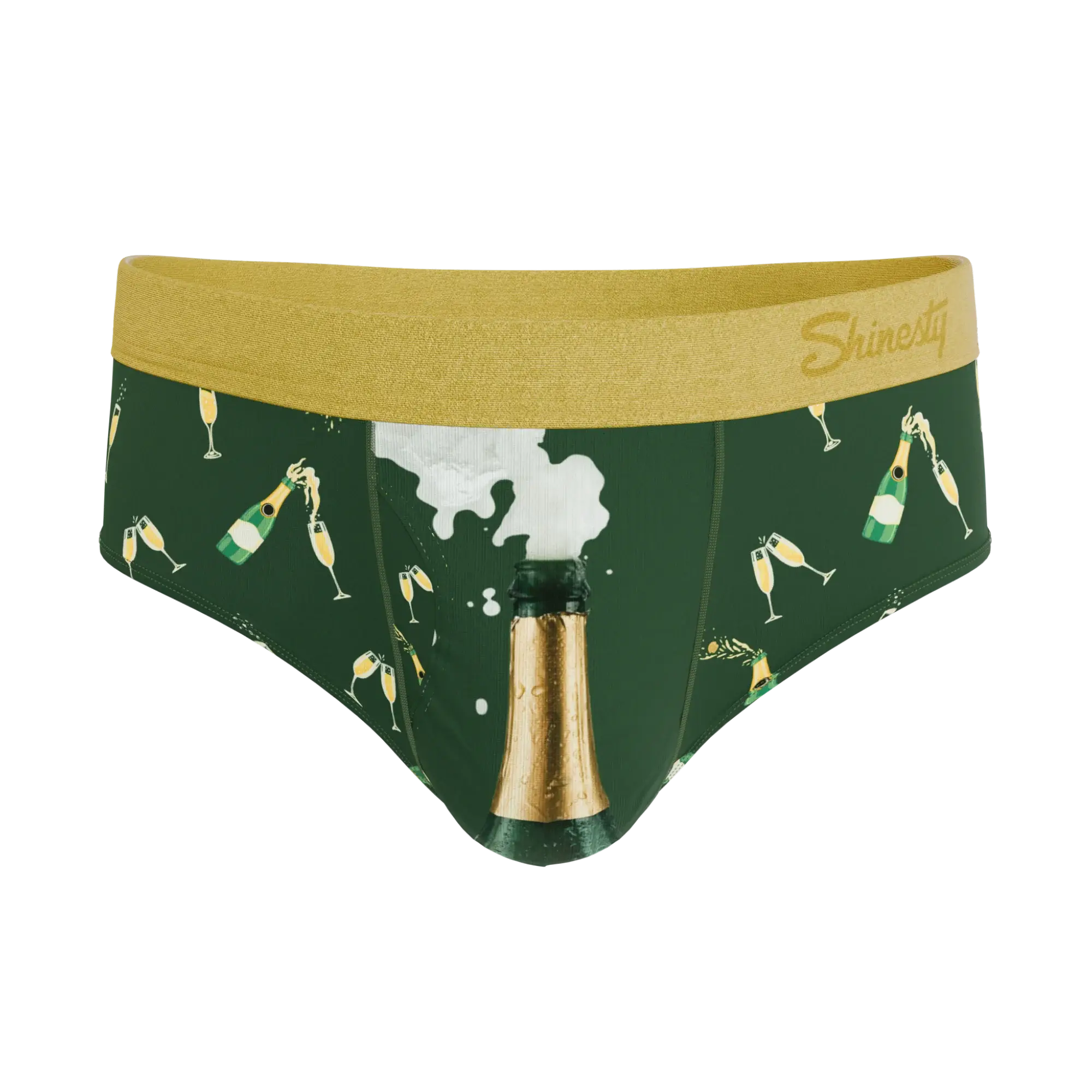 The Champagne Showers | New Years Ball Hammock® Pouch Underwear Briefs - Shinesty - Flyclothing LLC