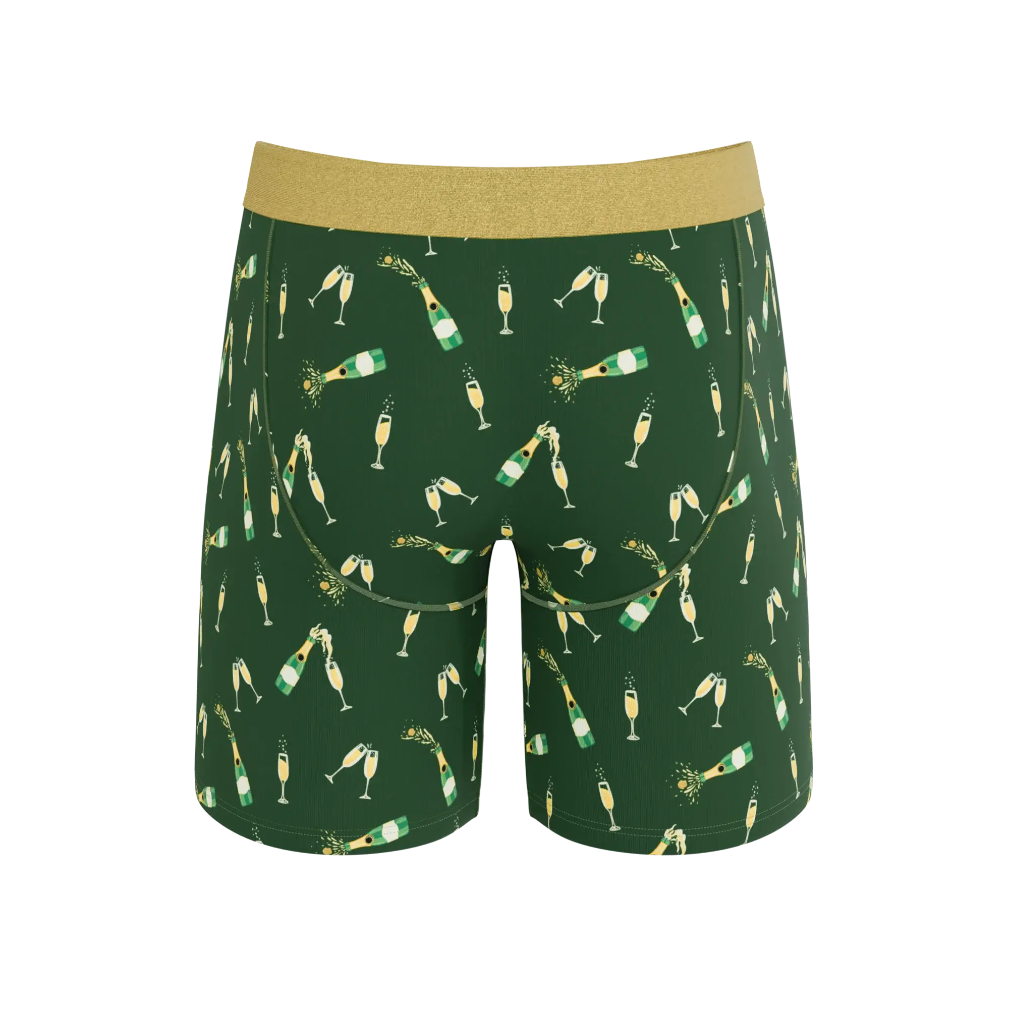 The Champagne Showers | New Years Long Leg Ball Hammock® Pouch Underwear With Fly - Shinesty - Flyclothing LLC