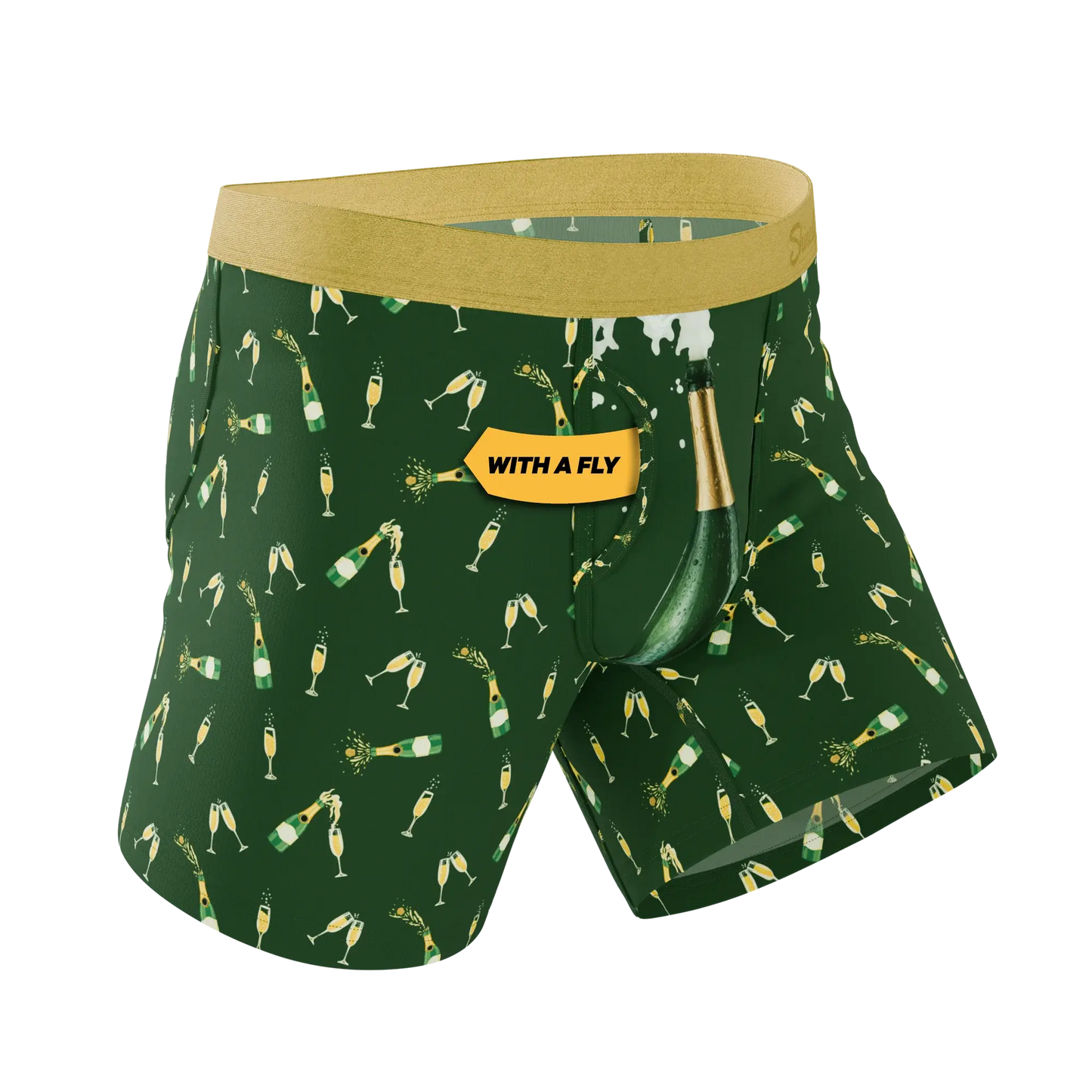 The Champagne Showers | New Years Ball Hammock® Pouch Underwear With Fly - Shinesty - Flyclothing LLC
