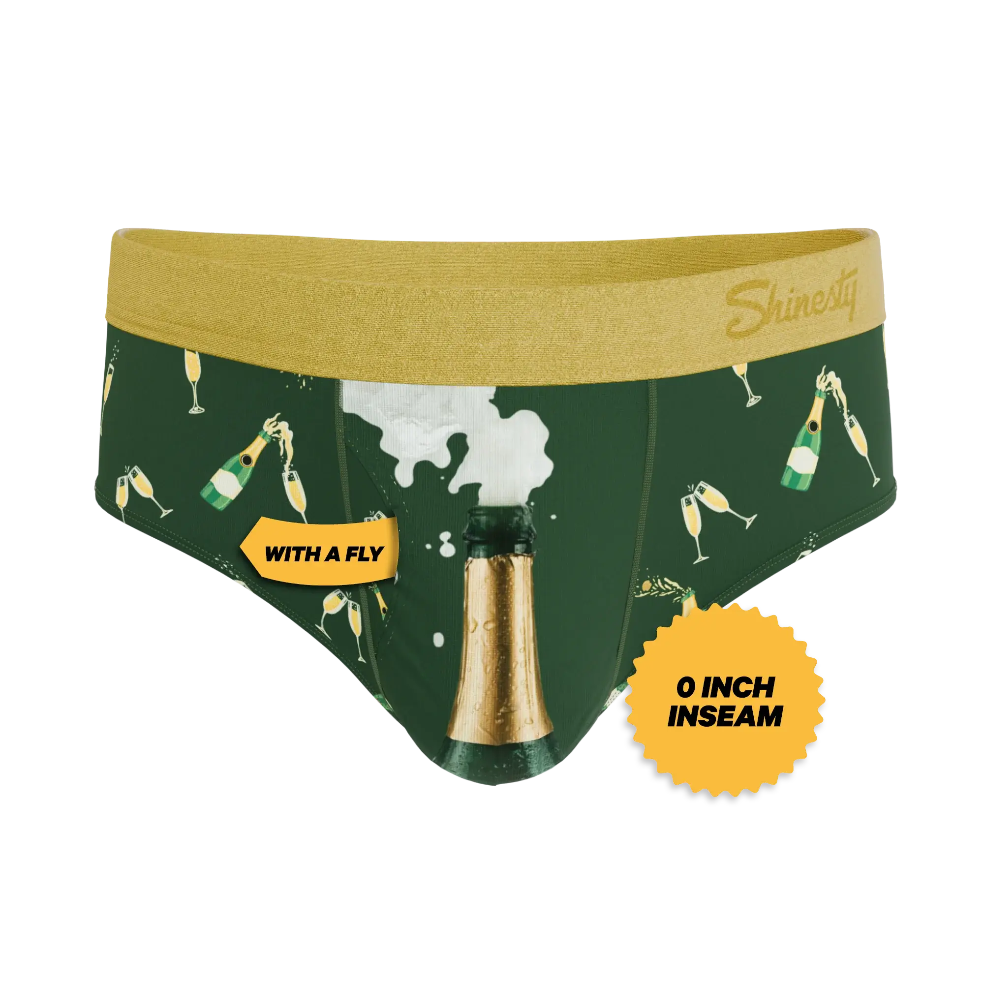 The Champagne Showers | New Years Ball Hammock® Pouch Underwear Briefs - Shinesty - Flyclothing LLC