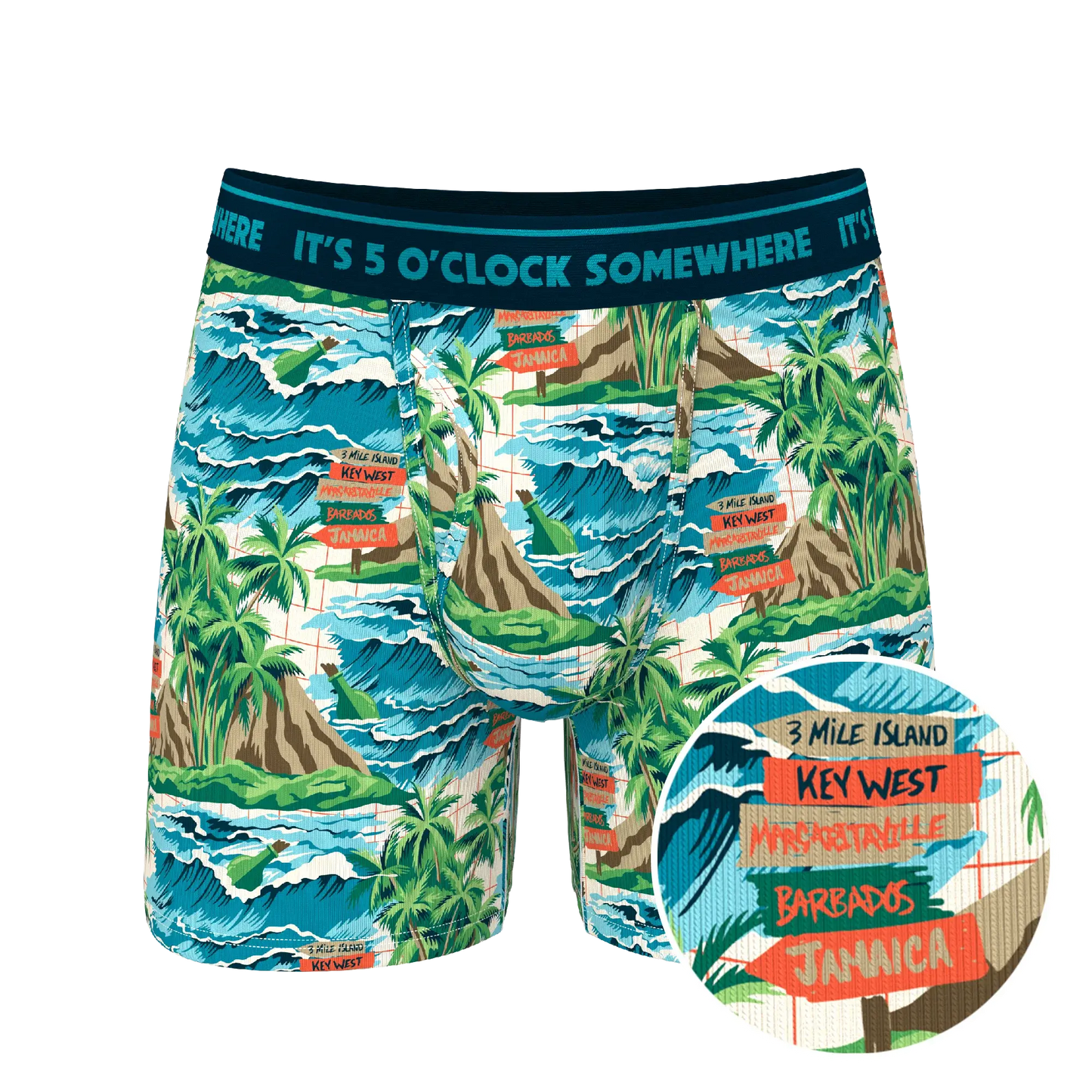 The Changes In Latitudes | Shinesty x Margaritaville® Ball Hammock® Pouch Underwear With Fly - Shinesty - Flyclothing LLC