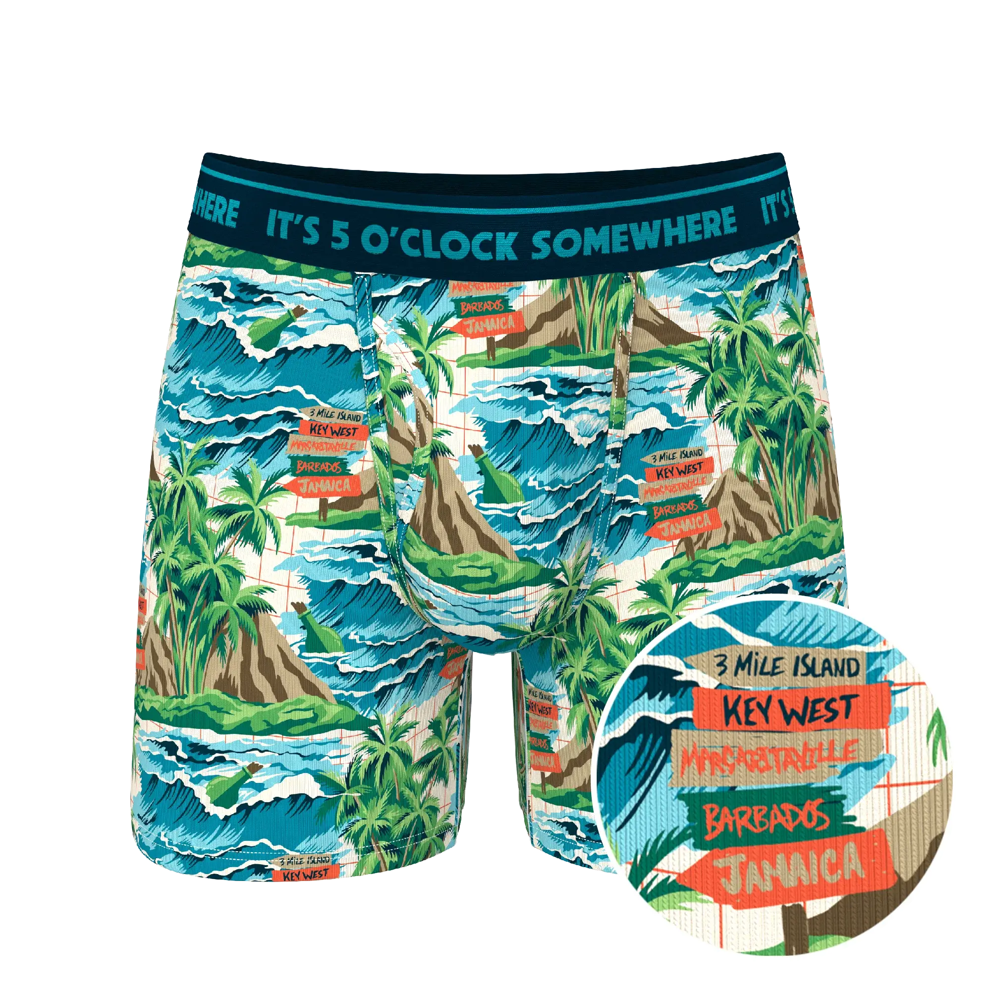 The Changes In Latitudes | Shinesty x Margaritaville® Ball Hammock® Pouch Underwear With Fly - Shinesty - Flyclothing LLC