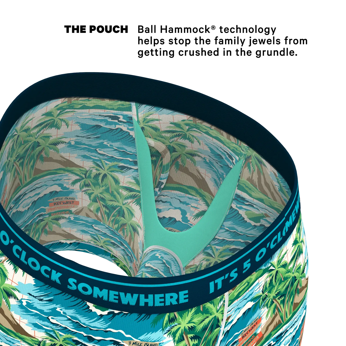 The Changes In Latitudes | Shinesty x Margaritaville® Ball Hammock® Pouch Underwear With Fly - Shinesty - Flyclothing LLC