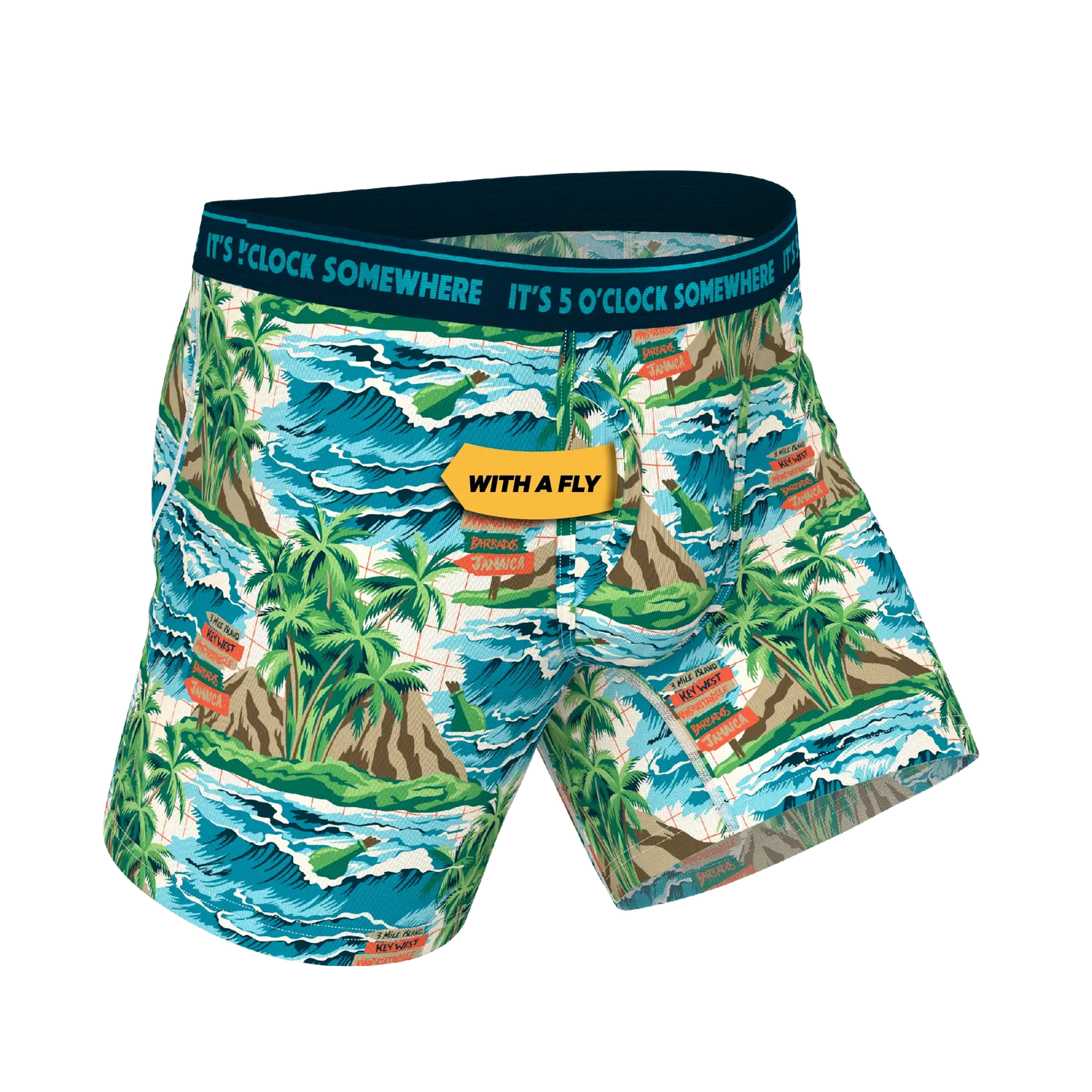 The Changes In Latitudes | Shinesty x Margaritaville® Ball Hammock® Pouch Underwear With Fly - Shinesty - Flyclothing LLC