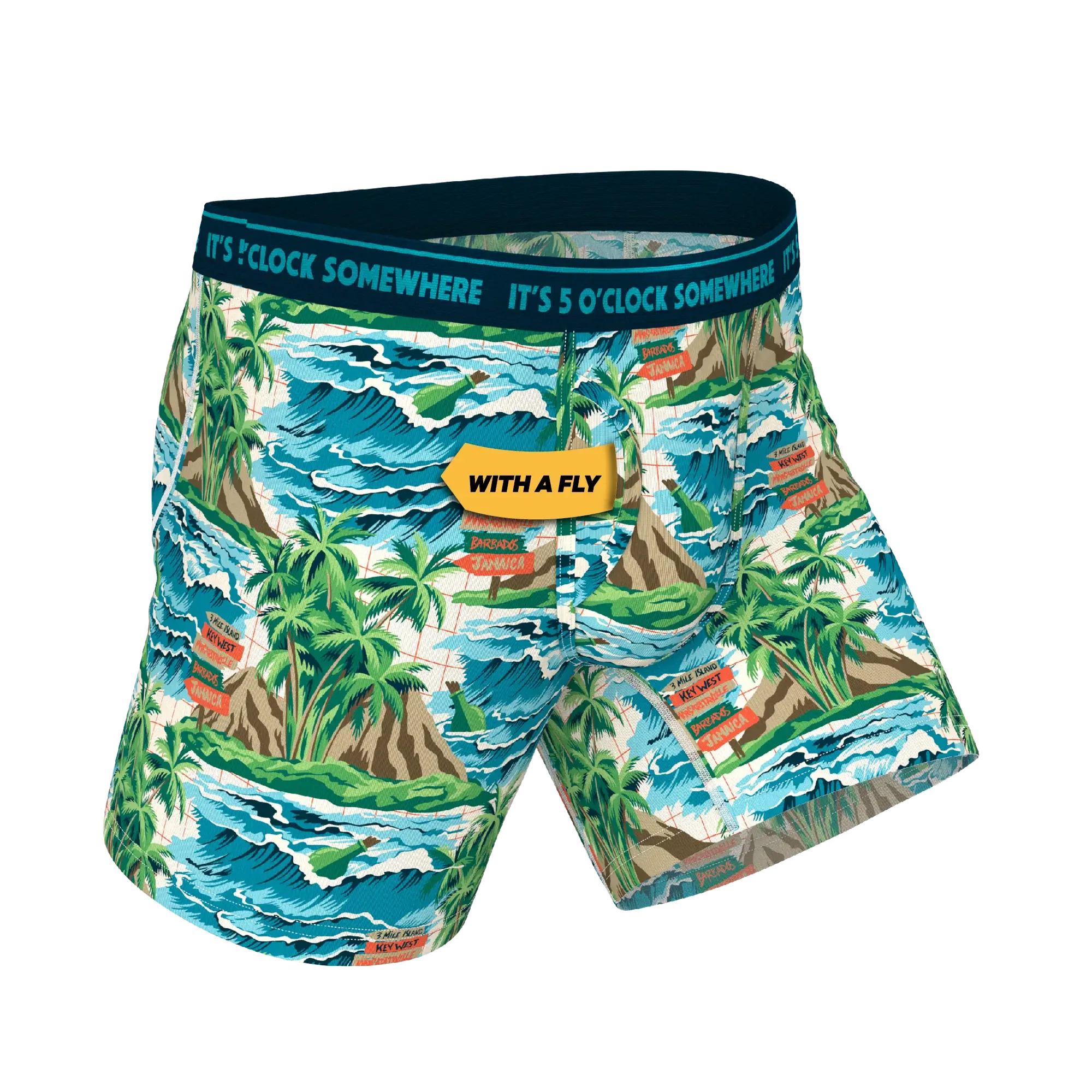 The Changes In Latitudes | Shinesty x Margaritaville® Ball Hammock® Pouch Underwear With Fly - Shinesty - Flyclothing LLC