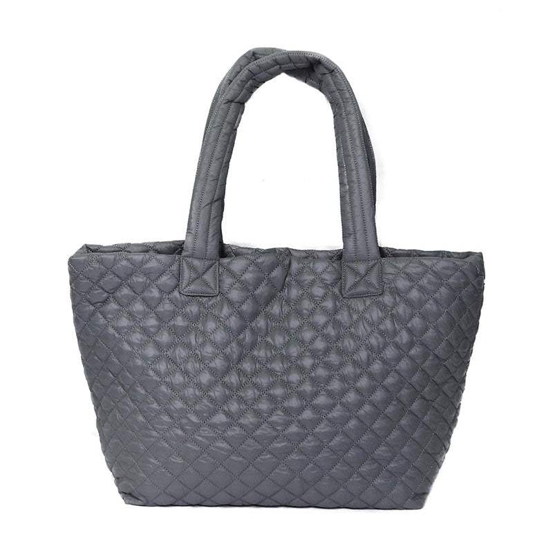 Quilted Padded Puffer Tote Bag - Madeline Love - Flyclothing LLC
