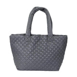 Quilted Padded Puffer Tote Bag - Madeline Love - Flyclothing LLC
