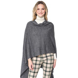 Solid Scarf Poncho - Madeline Love - Flyclothing LLC