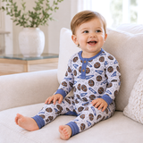 Football Baby Romper – Bamboo Soft, Sporty & Snuggle-Ready - Tesa Babe - Flyclothing LLC