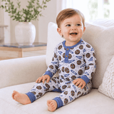 Football Baby Romper – Bamboo Soft, Sporty & Snuggle-Ready - Tesa Babe - Flyclothing LLC