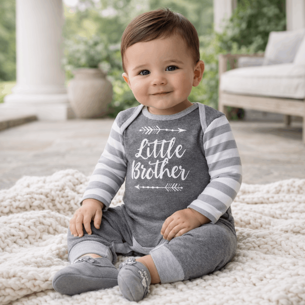 Little Brother Cotton Romper - Tesa Babe - Flyclothing LLC