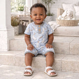 Cottontail Crew Bamboo Easter Shorty Romper for Baby Boys - Tesa Babe - Flyclothing LLC