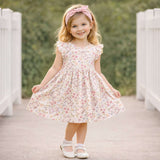 Bunny Blooms Bamboo Easter Dress for Baby & Toddler Girls - Tesa Babe - Flyclothing LLC