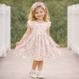 Bunny Blooms Bamboo Easter Dress for Baby & Toddler Girls - Tesa Babe - Flyclothing LLC