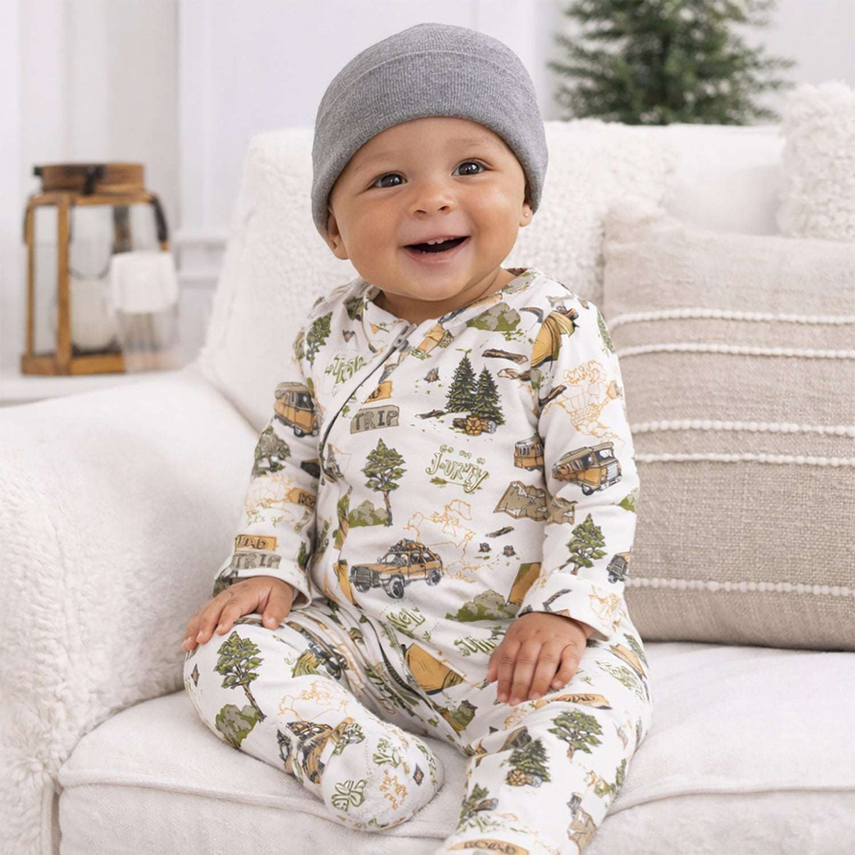 Trailblazer Bamboo Zipper Convertible Romper for Baby Boys - Tesa Babe - Flyclothing LLC