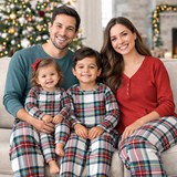 Christmas Plaid Family Matching Soft Bamboo Pajamas - Tesa Babe - Flyclothing LLC