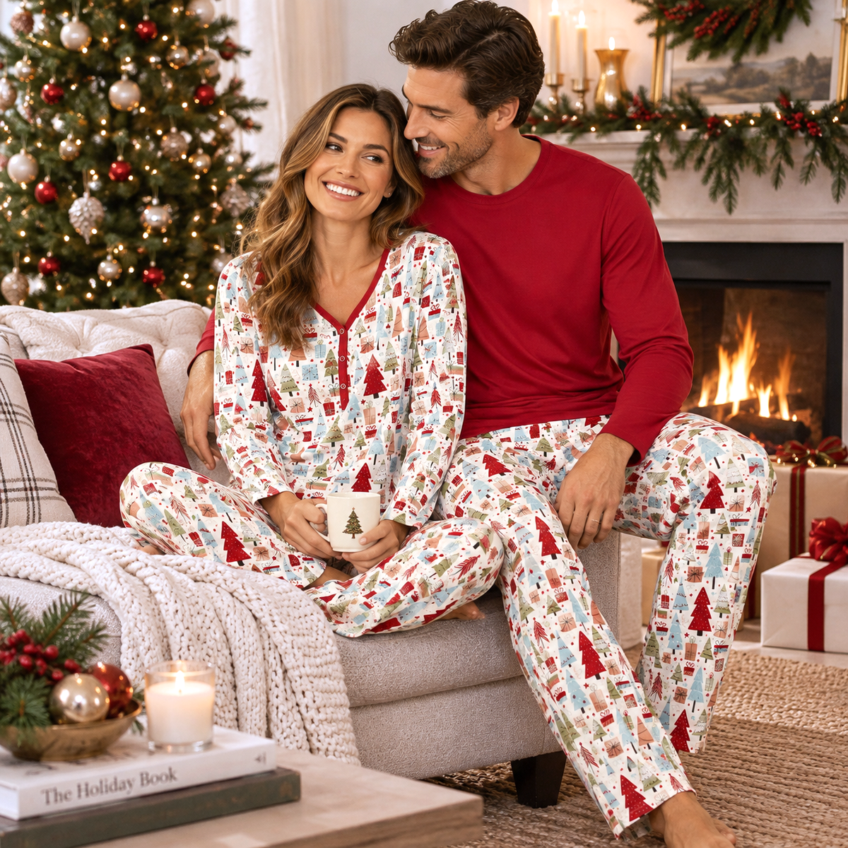 Christmas Merry Family Matching Bamboo Pajamas - Tesa Babe - Flyclothing LLC