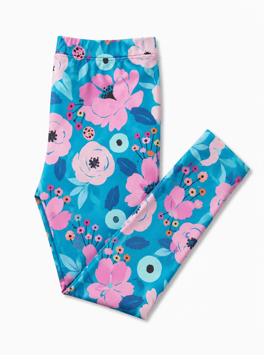 Twirling in Teal Leggings - Mila & Rose ® - Flyclothing LLC
