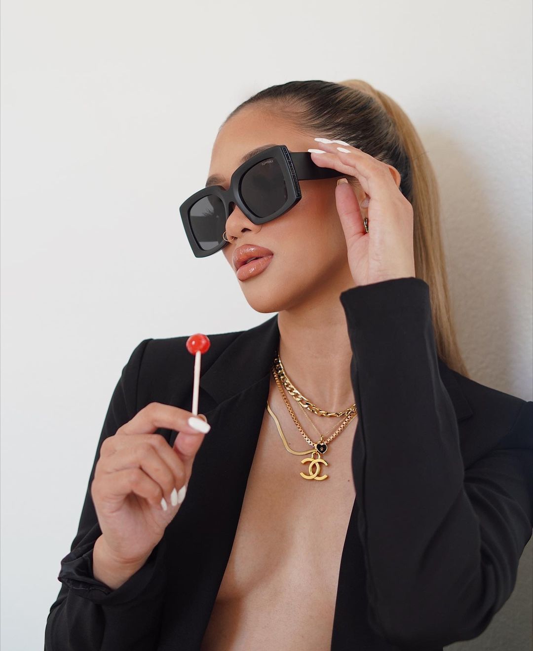 Sustainable Bardot - Black Prescription - TopFoxx - Flyclothing LLC