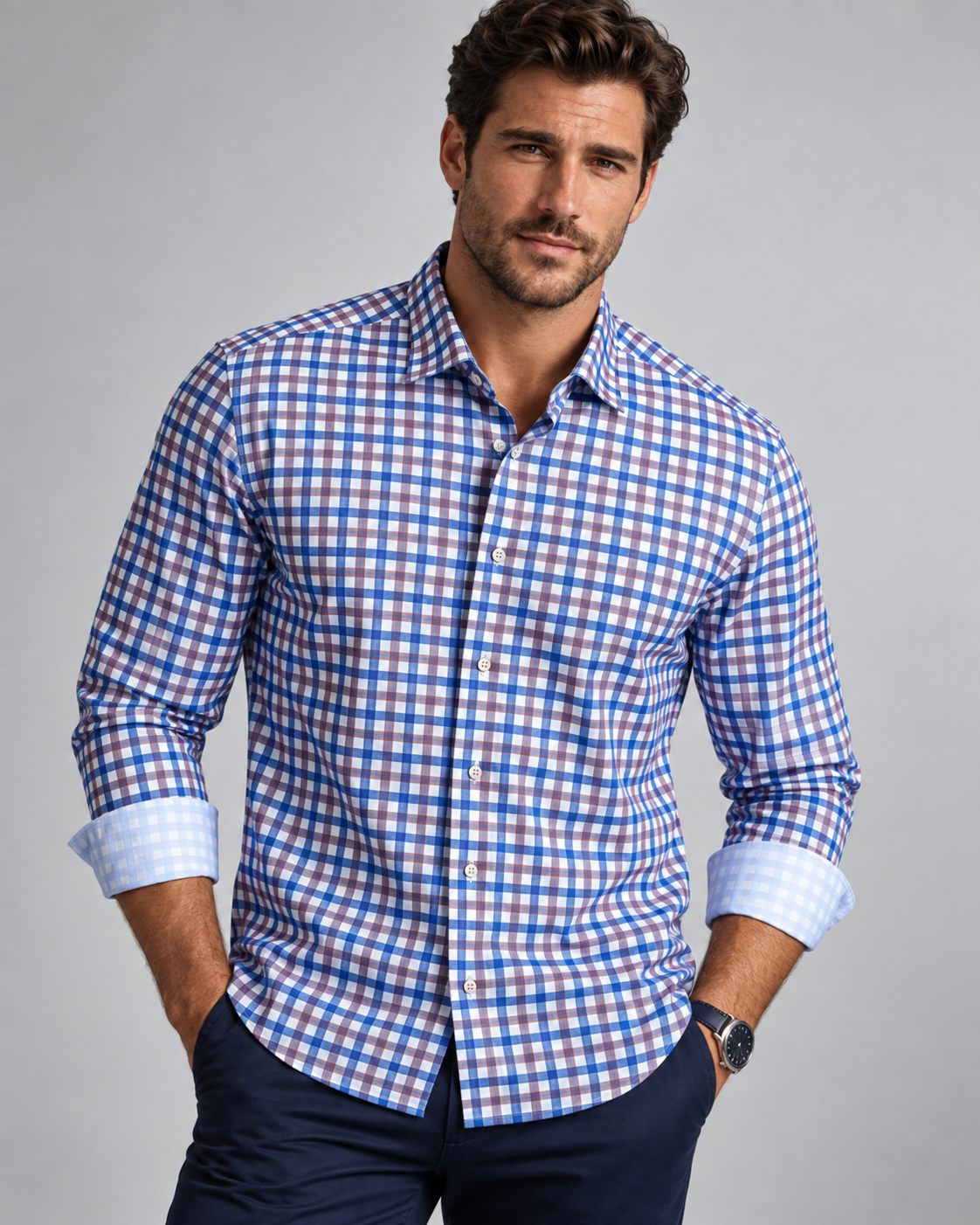 Check Mate Long Sleeve Tech Shirt - Buki - Flyclothing LLC