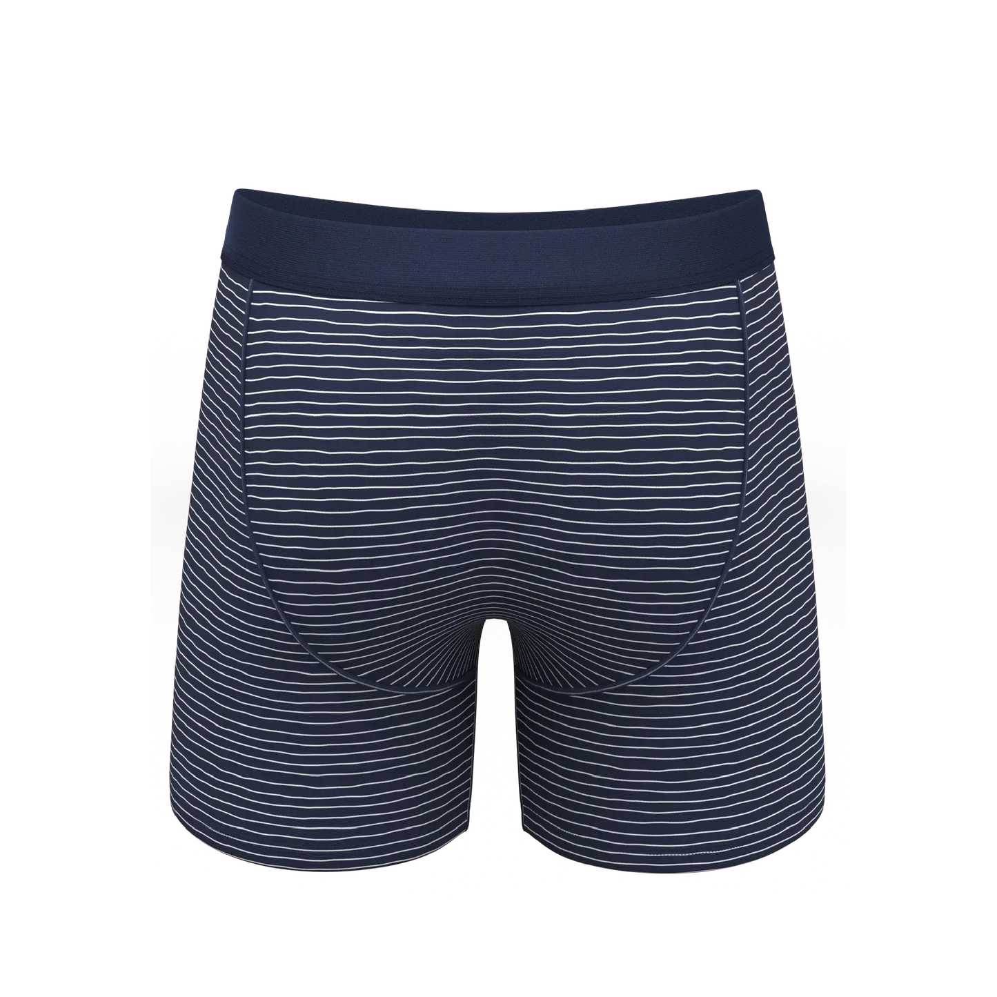 The Cheek Streak | White Stripe Ball Hammock® Pouch Underwear With Fly - Shinesty - Flyclothing LLC