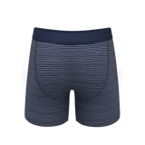 The Cheek Streak | White Stripe Ball Hammock® Pouch Underwear With Fly - Shinesty - Flyclothing LLC