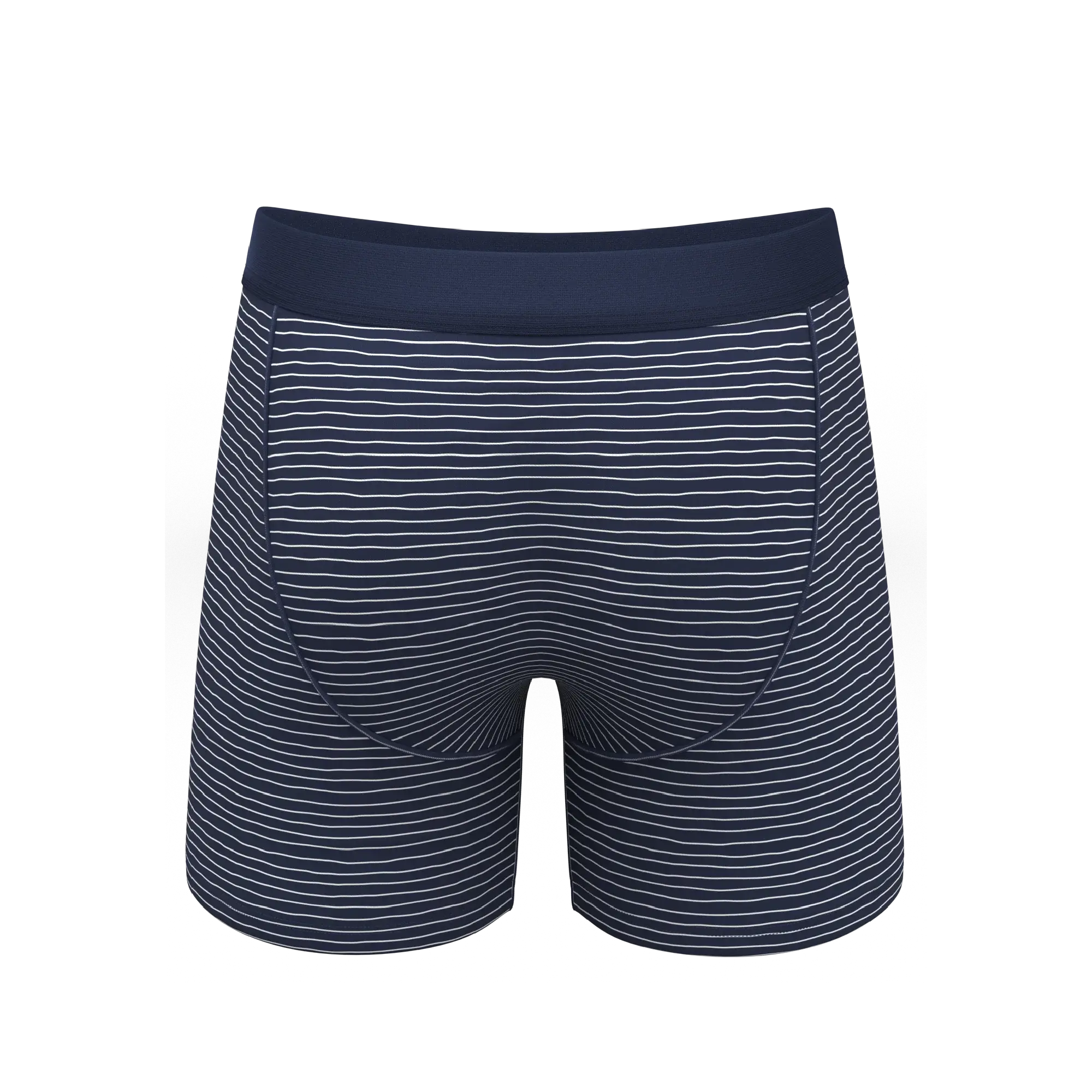 The Cheek Streak | White Stripe Ball Hammock® Pouch Underwear With Fly - Shinesty - Flyclothing LLC