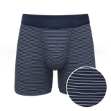 The Cheek Streak | White Stripe Ball Hammock® Pouch Underwear - Shinesty - Flyclothing LLC