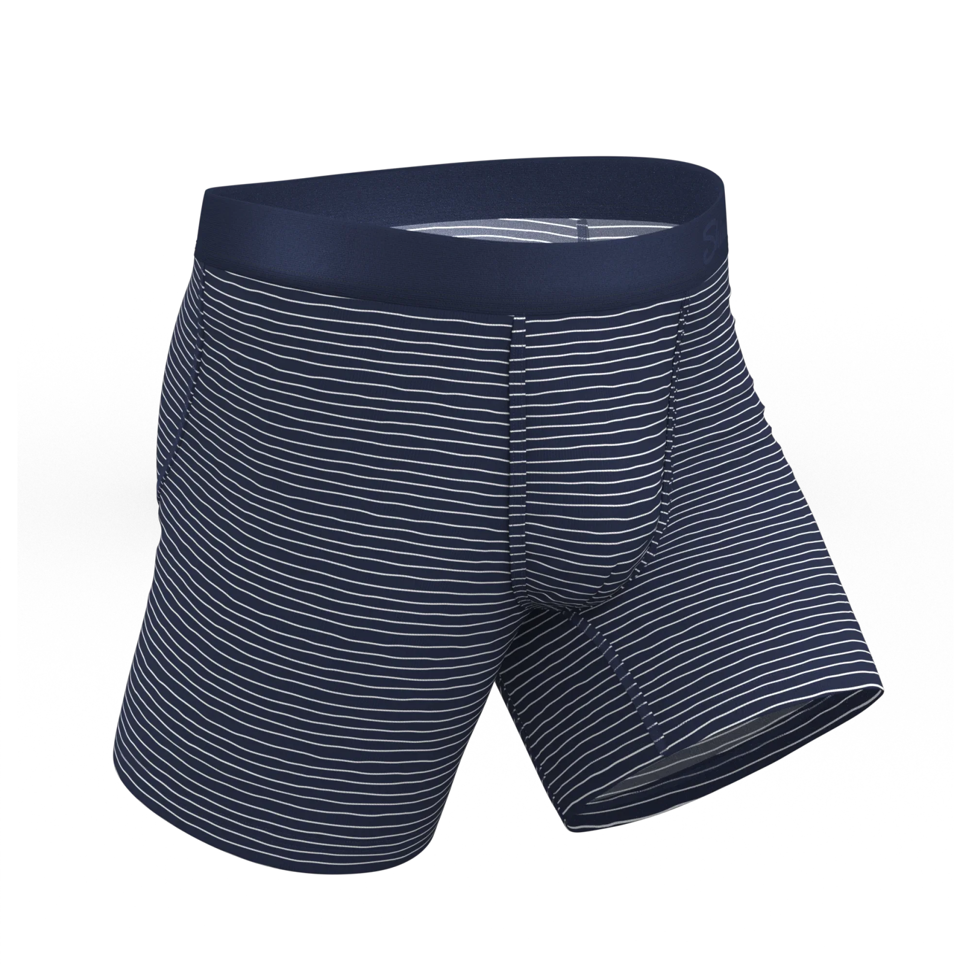 The Cheek Streak | White Stripe Ball Hammock® Pouch Underwear - Shinesty - Flyclothing LLC