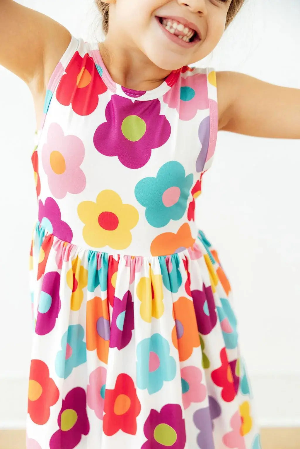 Cheerful Blooms Tank Twirl Dress - Mila & Rose ® - Flyclothing LLC
