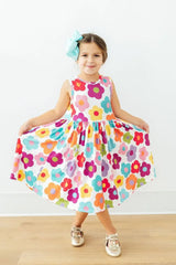 Cheerful Blooms Tank Twirl Dress - Mila & Rose ® - Flyclothing LLC