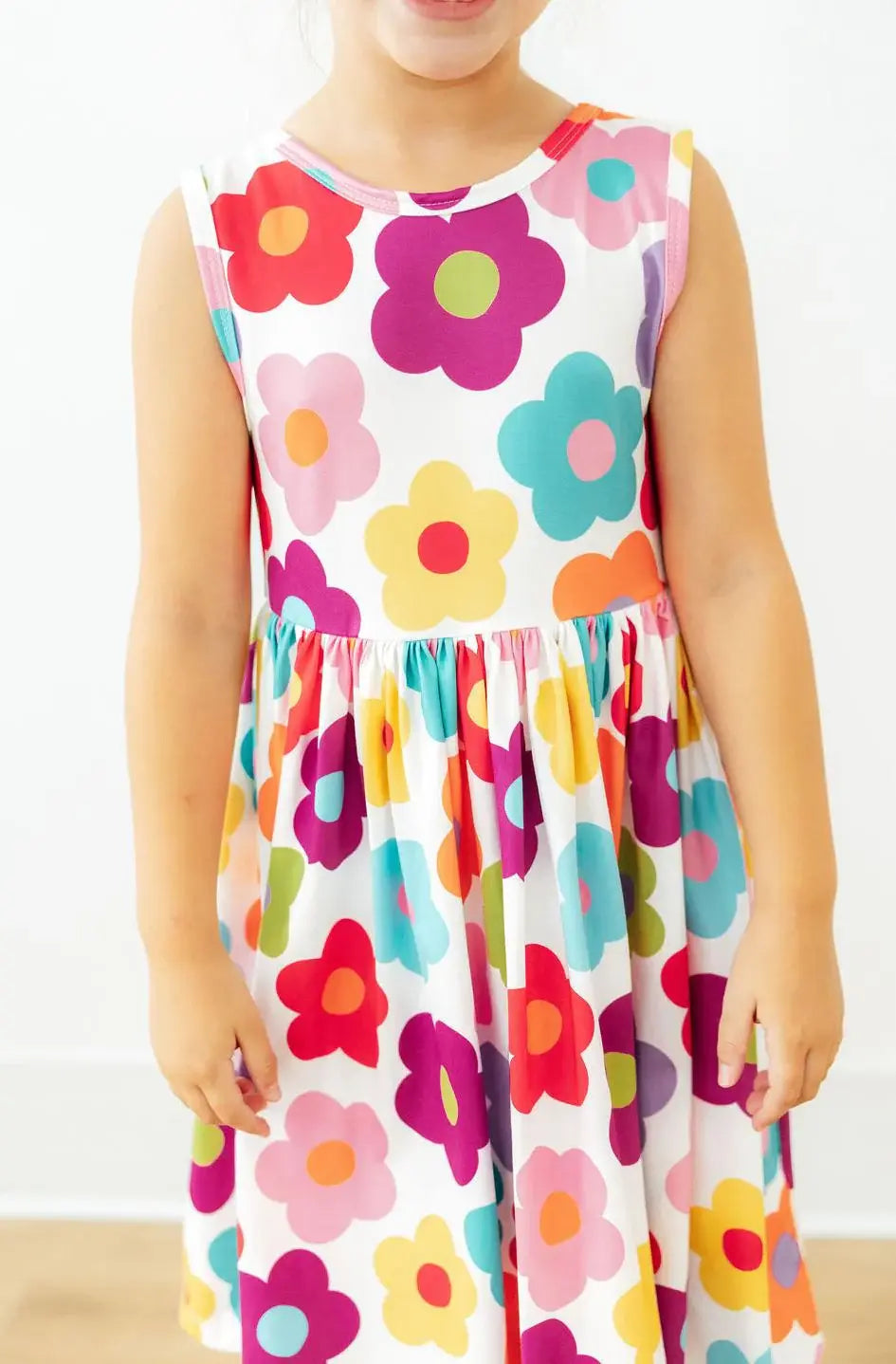 Cheerful Blooms Tank Twirl Dress - Mila & Rose ® - Flyclothing LLC