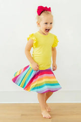 Cheerful Stripes Twirl Skort - Mila & Rose ® - Flyclothing LLC