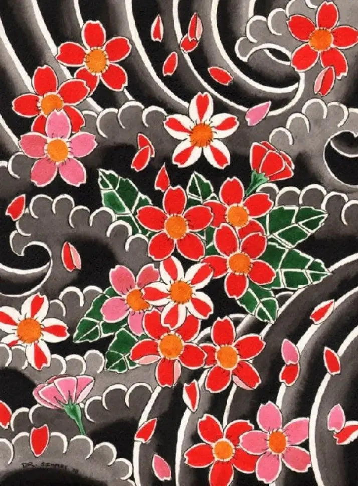 Black Market Art Company Cherry Blossoms Print - Black Market Art Company - Flyclothing LLC
