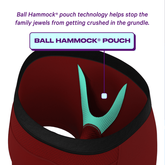 The Cherry Pie | Burgundy paradICE™ Cooling Ball Hammock® Underwear - Shinesty