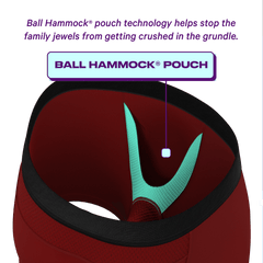 The Cherry Pie | Burgundy paradICE™ Cooling Ball Hammock® Underwear - Shinesty