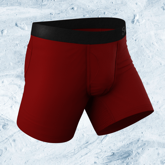 The Cherry Pie | Burgundy paradICE™ Cooling Ball Hammock® Underwear - Shinesty