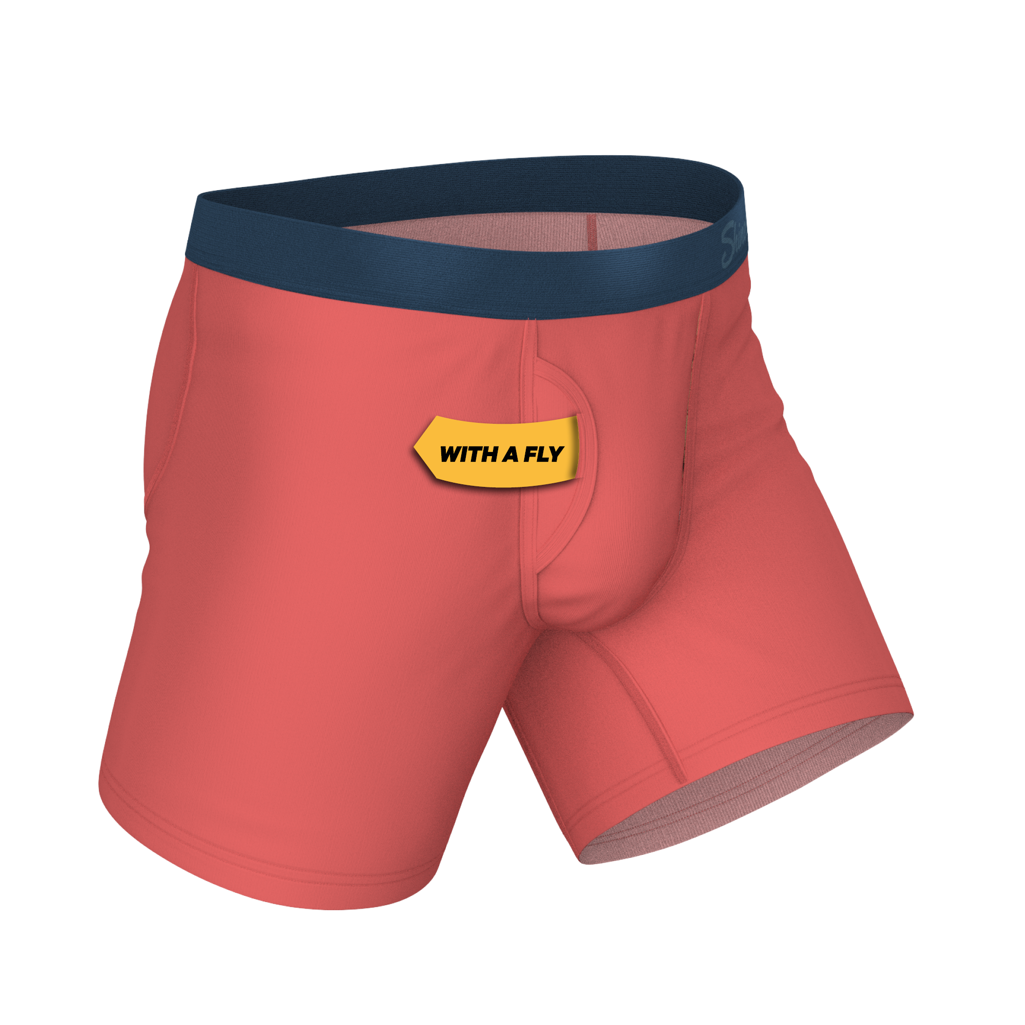 The Cherry Tomato | Coral Red Ball Hammock® Pouch Underwear With Fly