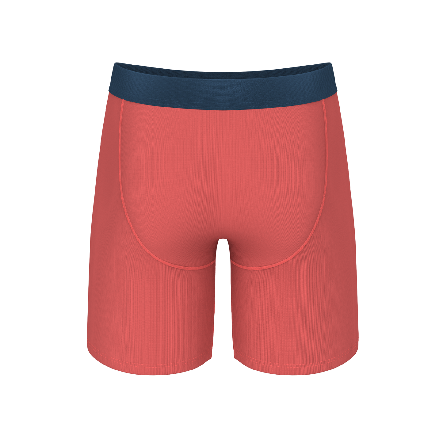 The Cherry Tomato | Coral Red Long Leg Ball Hammock® Pouch Underwear With Fly