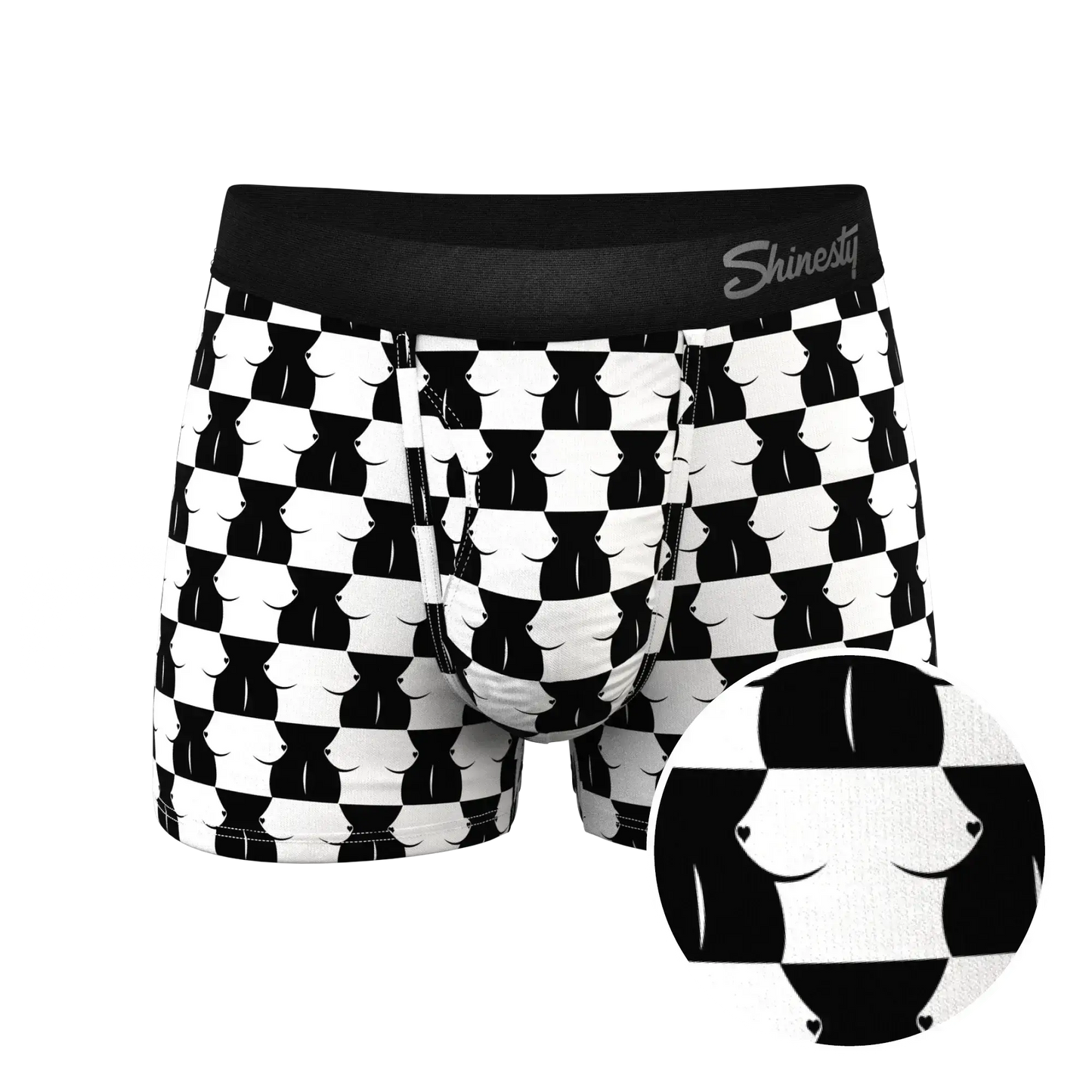 The Chest Mate | Checkered Ball Hammock® Pouch Trunks Underwear - Shinesty - Flyclothing LLC