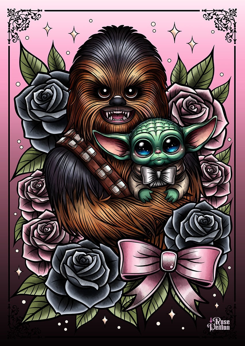 Black Market Art Company Chew Gru Print