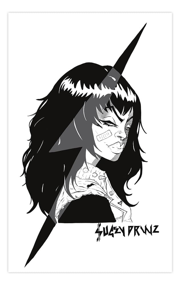 Black Market Art Company Chic Voltage Print